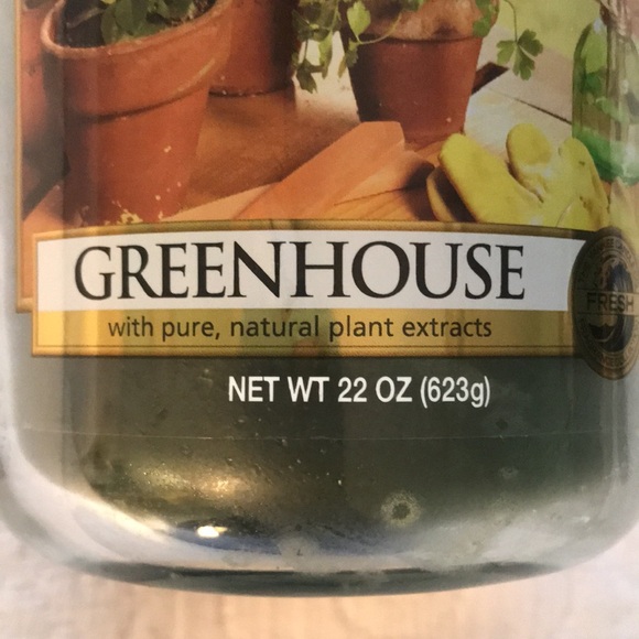Discontinued Yankee Candle Greenhouse Scented Jar Candle 22 Oz Size - Picture 2 of 10